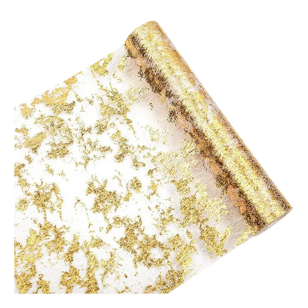 High-quality Polyester Table Runner Sequin Glitter Table Runner Bronzing Table Cover for Home Parties Wedding Decorations
