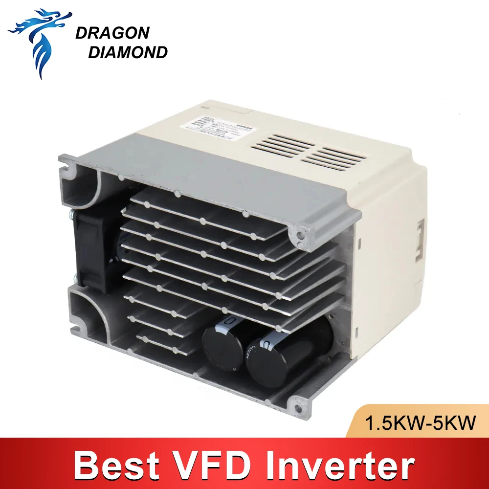 Best Original 1.5-5.5KW VFD Frequency Converter Inverter 220V/380V For CNC Milling Machine Spindle Motor Speed Control