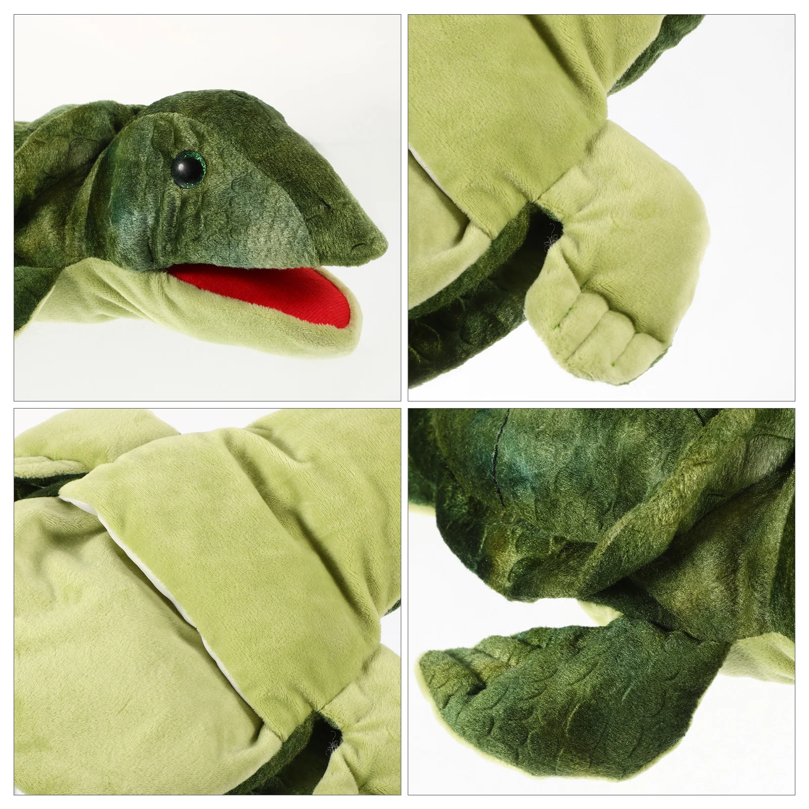 Marionnettes en peluche tortue jouets mer décorative main animaux en peluche pour enfants dessin animé doigt mignon