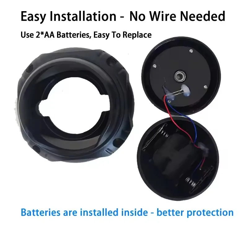 New Black Wireless Simulation Dome Conch Dummy Camera Red Led Flashing CCTV Plastic Fake Camera Surveillance Security System