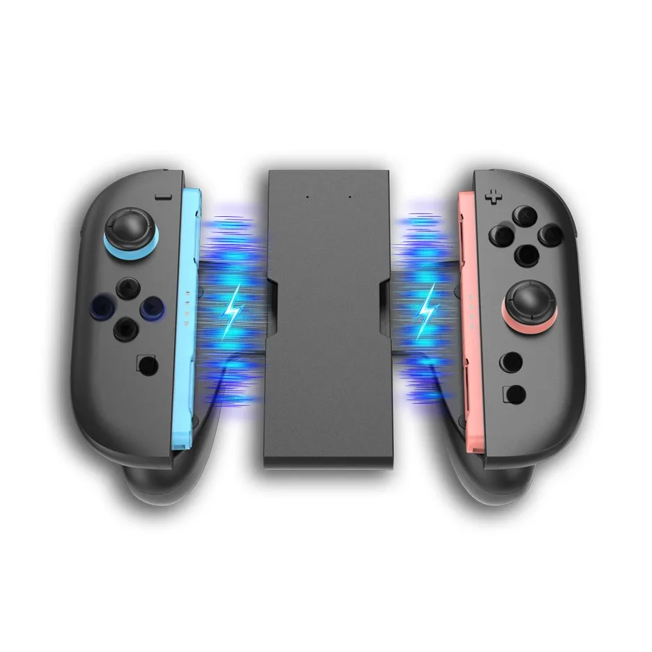قبضة مغناطيسية لجهاز نينتندو سويتش 2 JoyCon فقط - قبضة مريحة لـ JoyCon 2، جاهزة للسفر، أسود #2