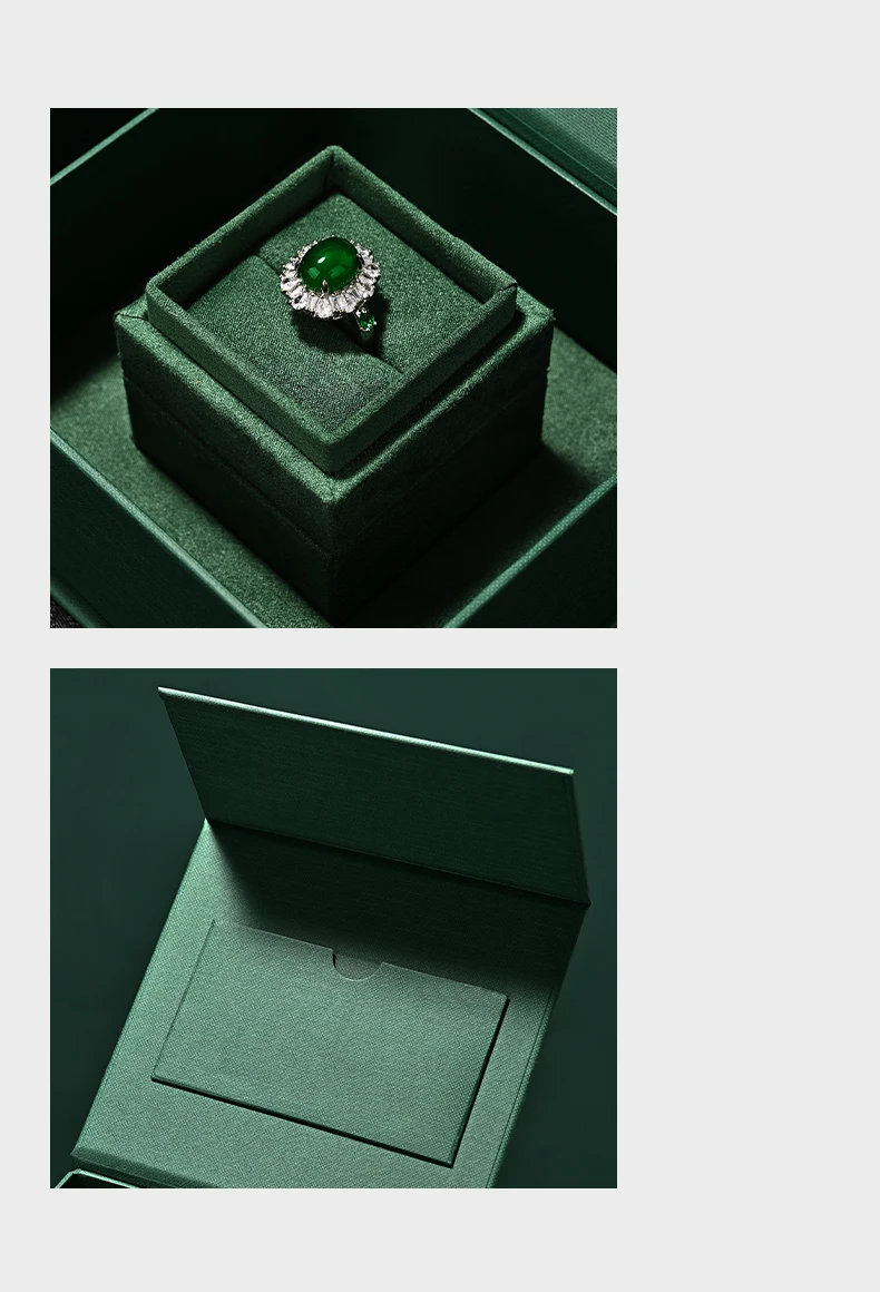 Oirlv Ring Box Ingeniously Designed with a Specialized Slot for Secure Jewelry Placement Boasting a Sophisticated Structure Gift