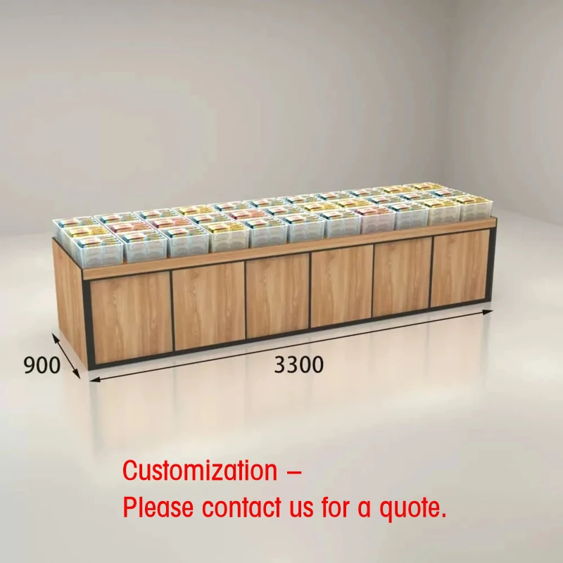 custom.Ecobox LED Heavy Duty Recyclable Plastic Display Fixture Stands Shelves Rack Folding Display Cabinet Supermarket