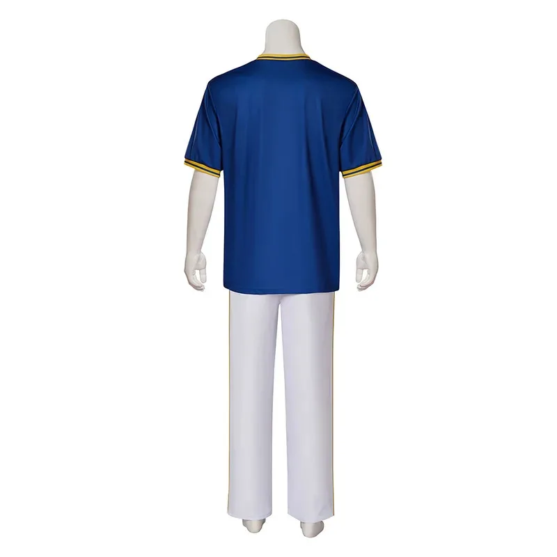 20151123 Taylor Cheerleader Top pants Men TS Shake It Off Blue Yellow Cheerleading Outfits Halloween Party Concert Costume for M