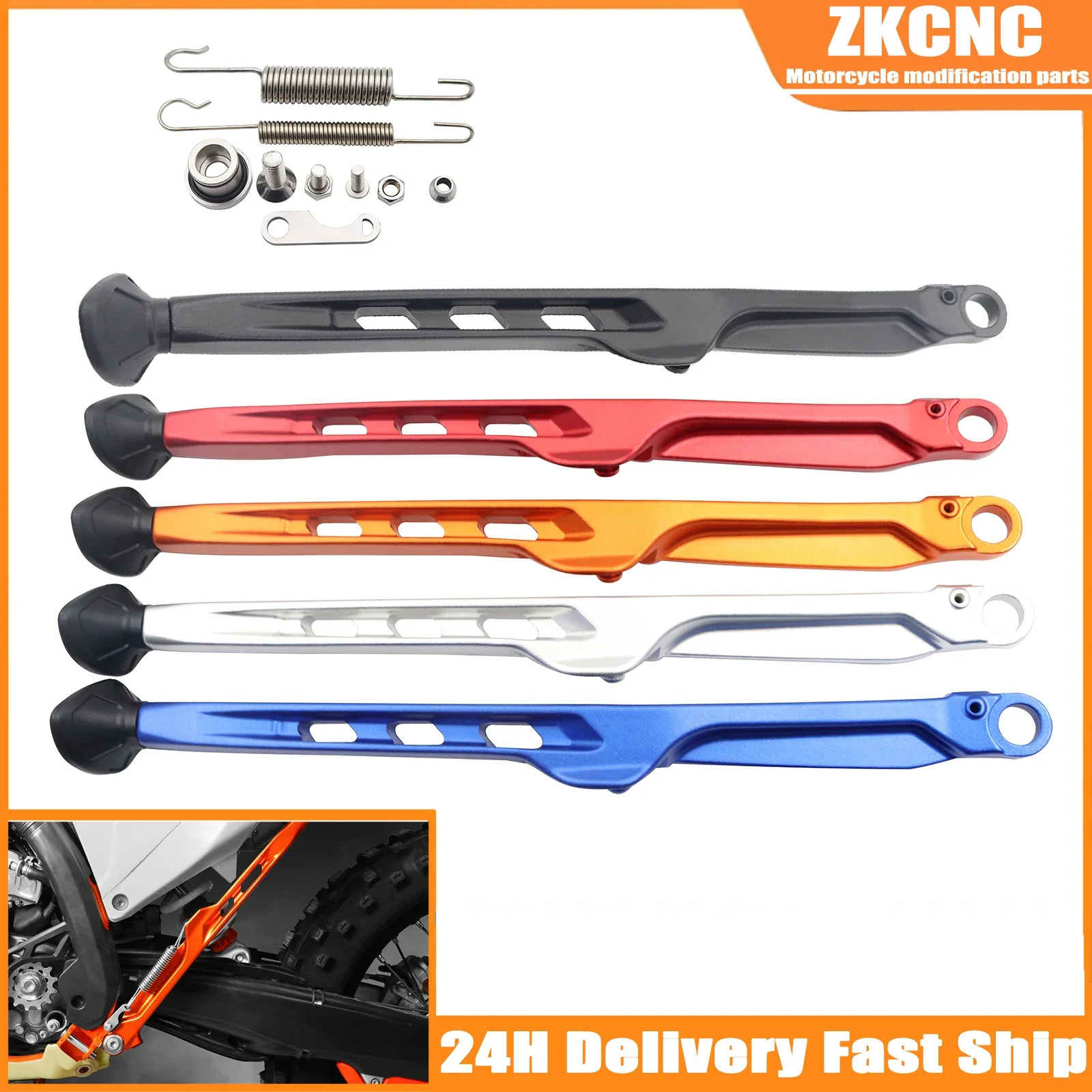 

Motorcycle CNC Kickstand Sidestand For KTM 150-500 EXC EXCF XCW XCF-W XW-F For Husqvarna For GasGas 2023-2024 Universal Parts