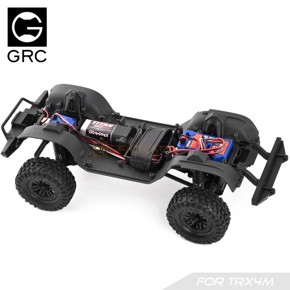 GRC 3D dicetak bingkai błotnik zestaw modifikasi cocok untuk 1:18 pengendali jarak RC TRX4M obrońca/BRONCO