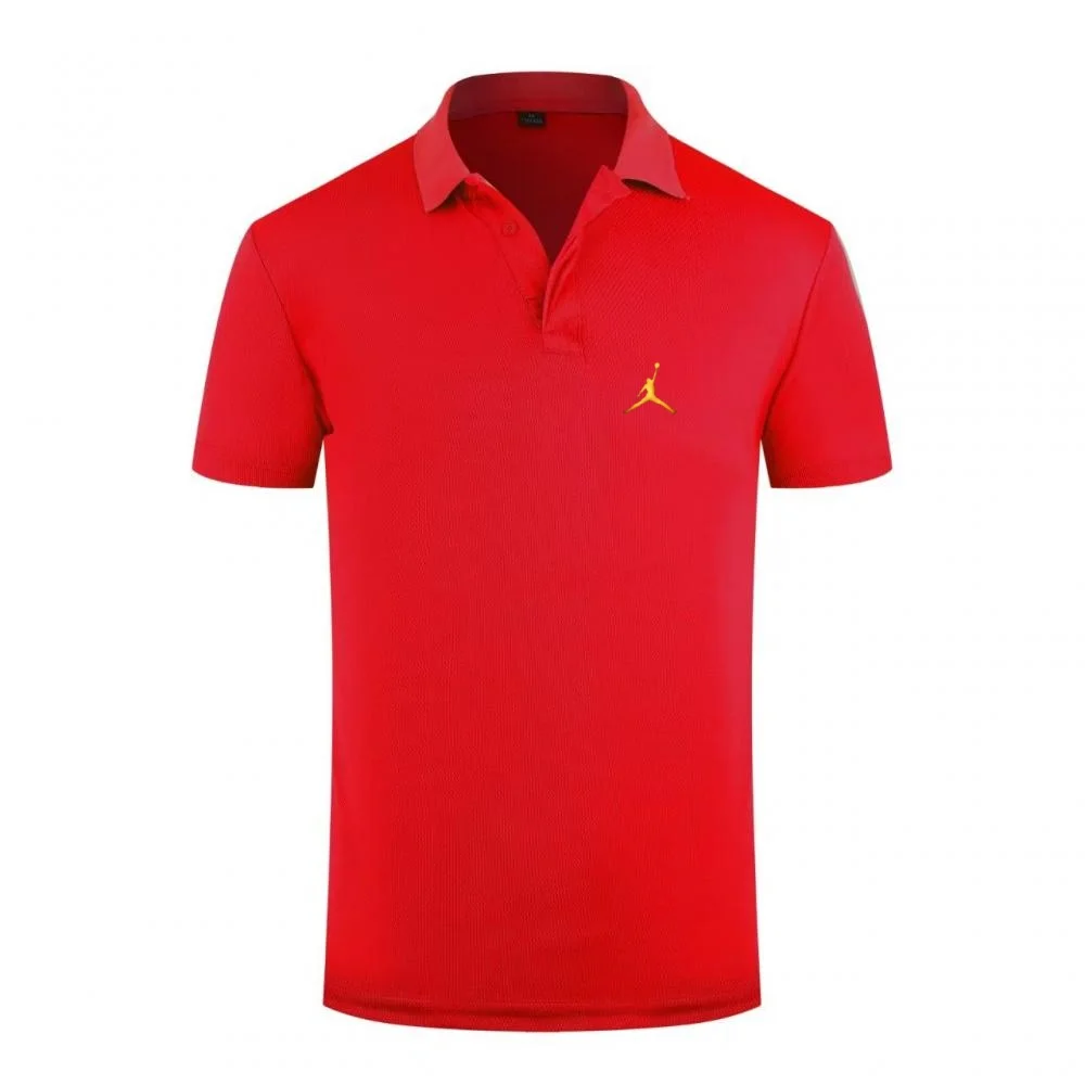 Camiseta polo con estampado Jordan Jumpman para hombre, ropa informal de manga corta, camisetas deportivas transpirables