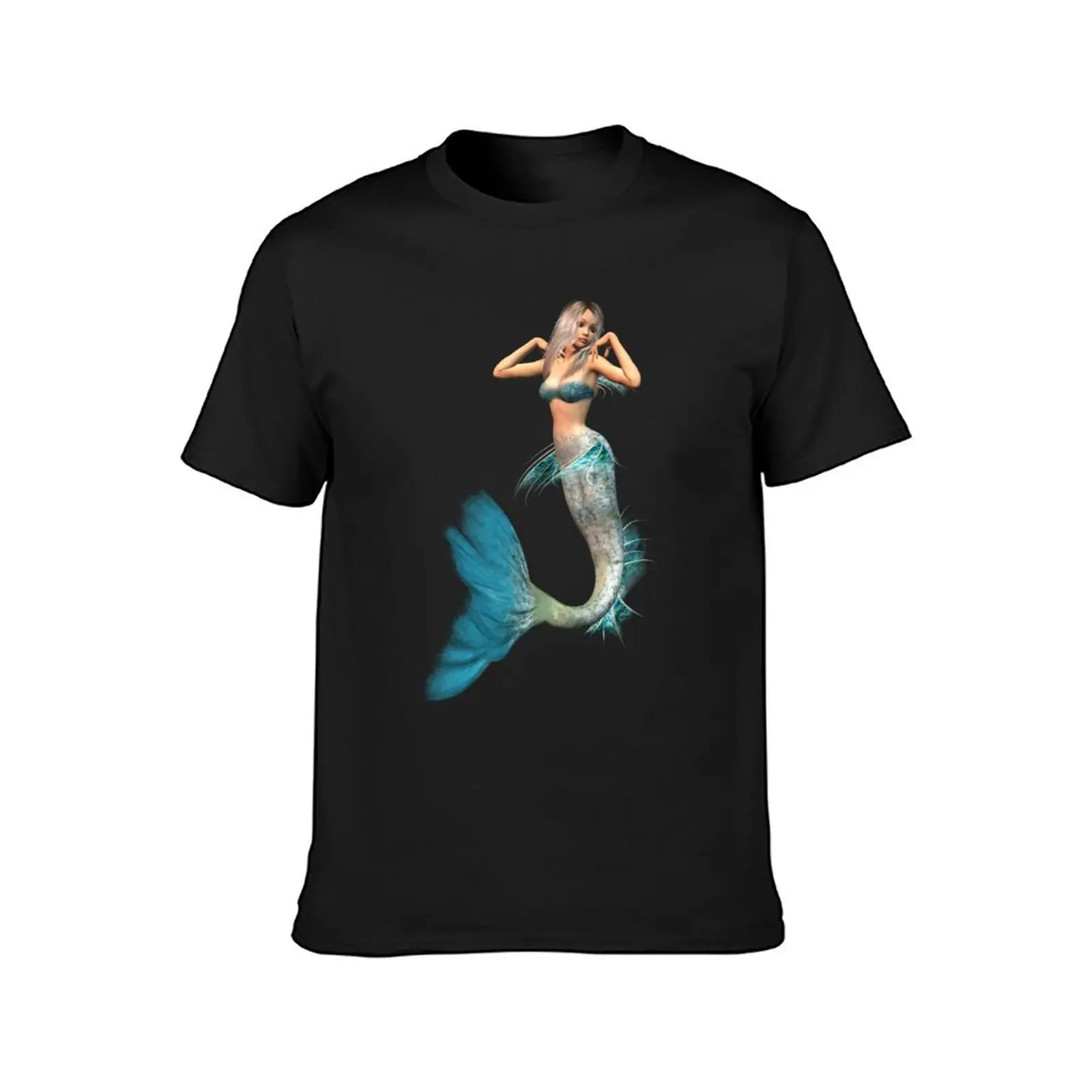 Magical Mermaid T-Shirt sports fans aesthetic clothes black t shirts for men