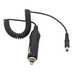 New 12V 5A DC Car Cigarette Lighter Charger With Fuse, Universal Power Adapter DC Plug 5.5x2.1mm Cable 1m