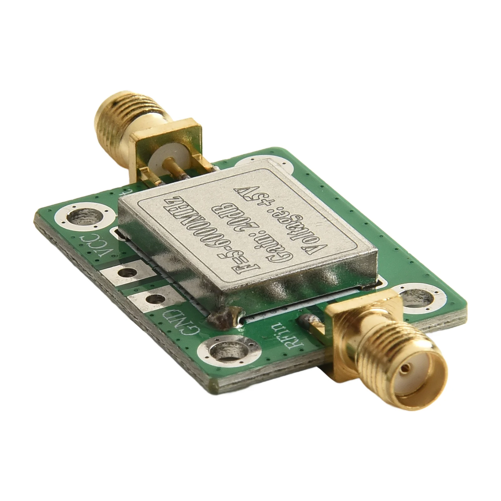 Low Signal To Noise Ratio Booster With SPB5198 Optimized For Frequencies Ranging From Fifty To Four Thousand MHz