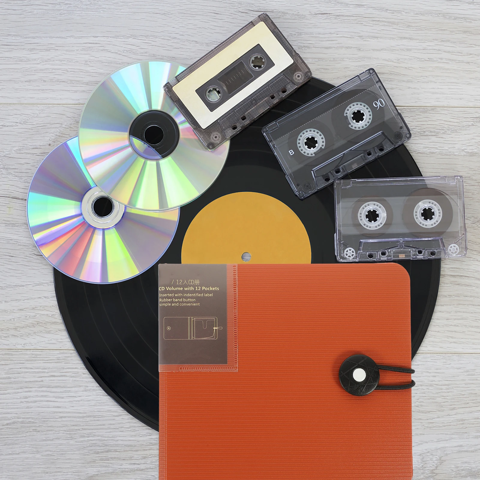 

CD Case Holder Disc Storage Pouch Game Board Binder Large Capacity CD DVD Binder Protect Scratch Plastic Material Save Space