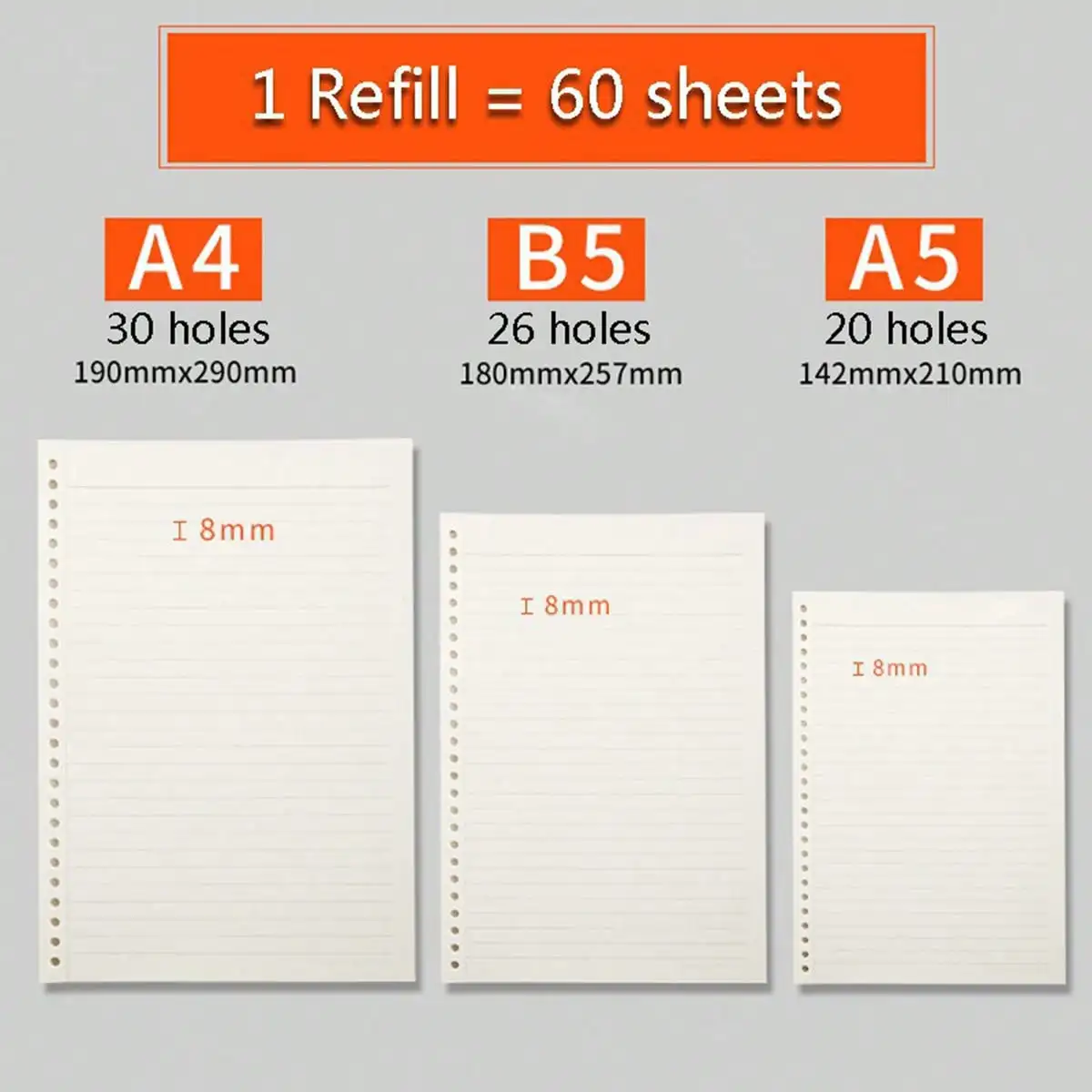 DIY Loose-Leaf Notebook A4/B5/A5 Plastic Shell With 5 Types Of Loose-Leaf Cores Freely Matched