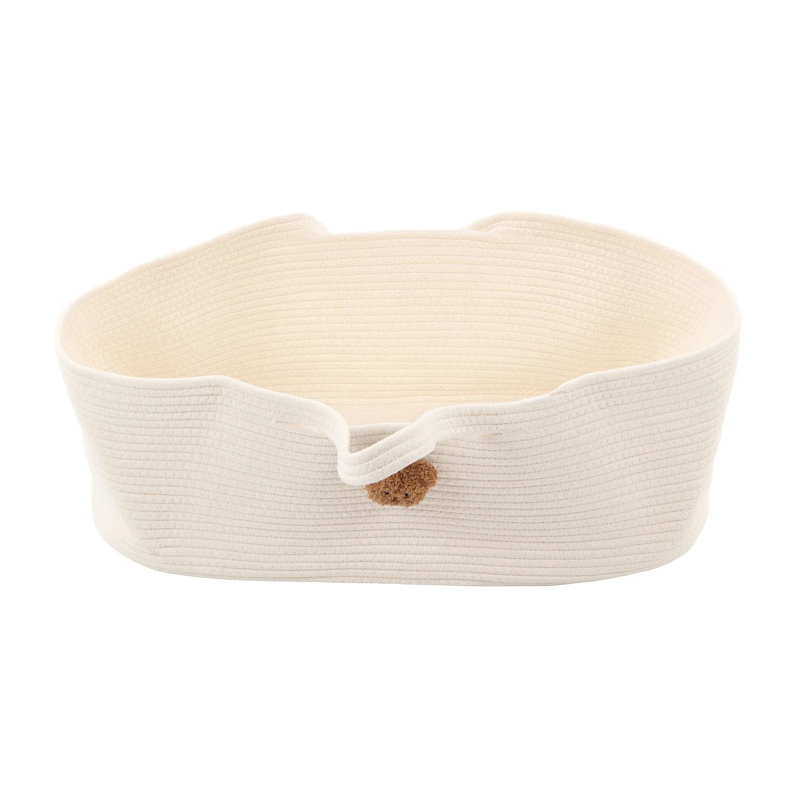 Baby Sleeping Basket Foldable Cartoon Safety Portable Cotton Baby Carrying Basket