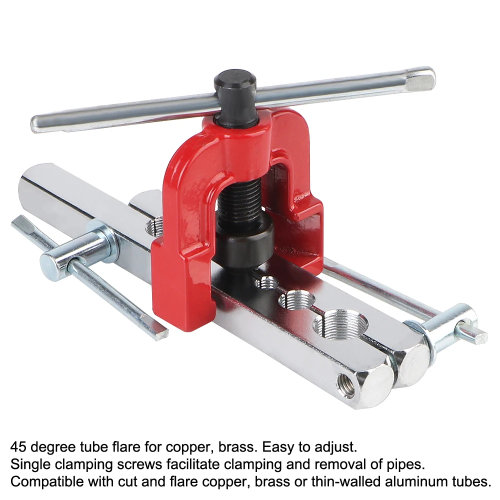 Copper Pipe Flaring Tool Copper Tube Expander CT-2020 CT-2010 Refrigeration Water Gas Brake With Plate Rod Reamer Flaring Tool
