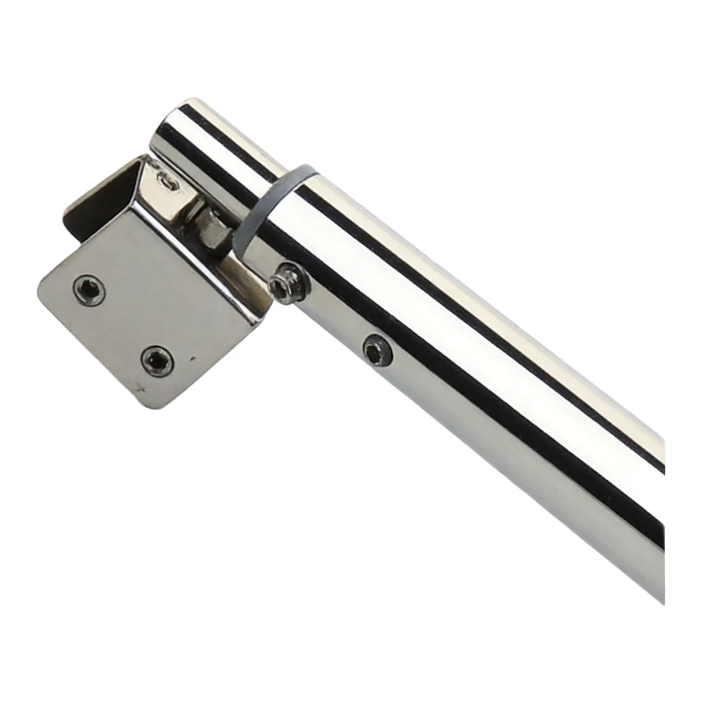 Adjustable Shower Rod Shower Glass Door Clamp Versatile Glass Panel Support Bath Hardware Set Reliable Support