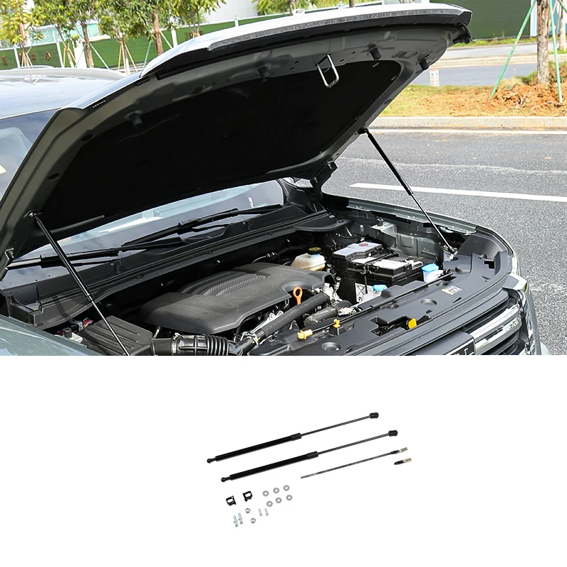 Car Refit Front Gas Spring Shock Lift Strut Bars Support Hydraulic Rod Dampe Absorber For New HAVAL H5 2024 Accessories