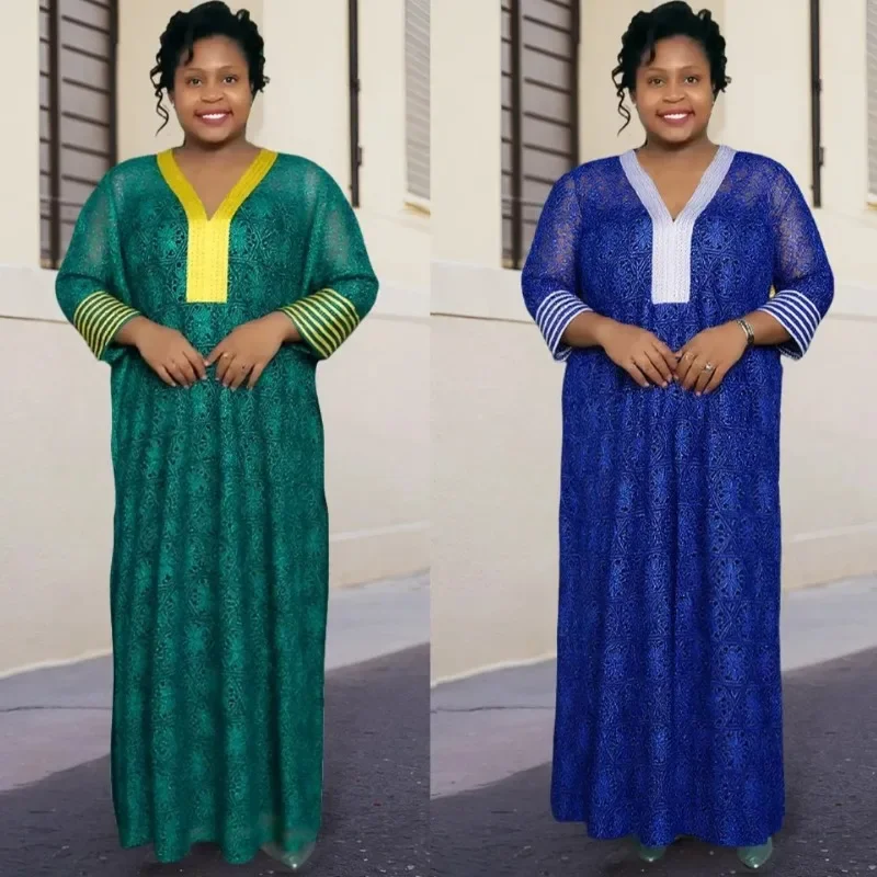 

African Dresses for Women Traditional Africa Clothing Dashiki Ankara Outfits Gown Abayas Robe Muslim Kaftan Maxi Long Dress 2025