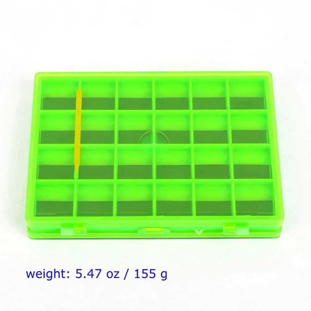 

1pcs Hook Case Fly Fishing Lures Hooks Storage Case Organizer Double Side Magnetic Fly Fishing Box With 44 Compartments Tackle