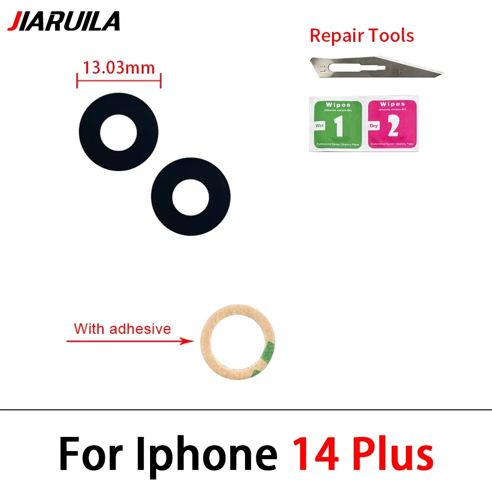 NEU Getestet für iPhone 13 Pro Max 13mini 14 16 Plus 6s Kameraglaslinse Rückkameraglaslinse mit Kleber Ersatz Reparatur – Detail 15