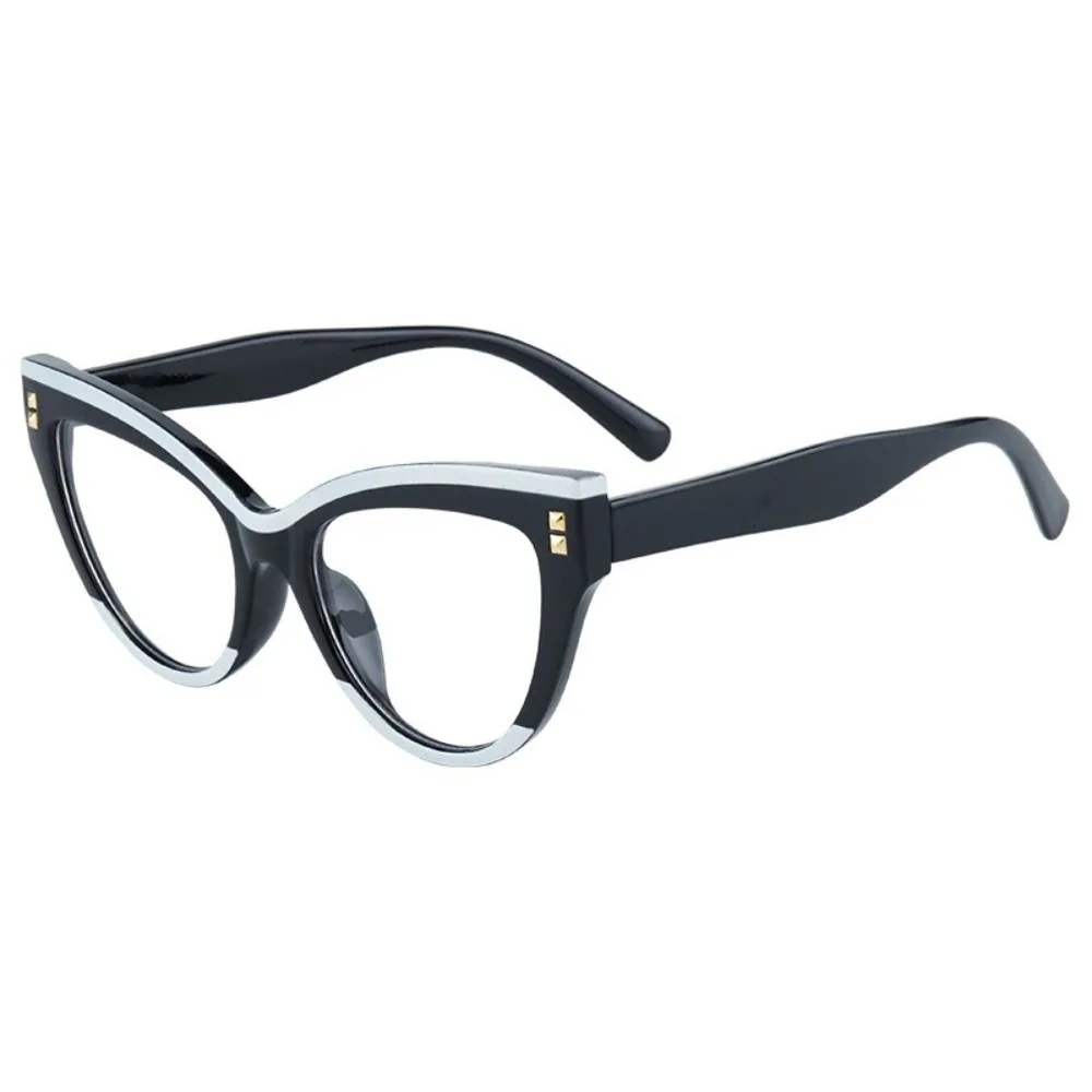 

Retro Anti-blue Light Cat Eye Reading Glasses Unisex Trendy Oversized Eyeglasses Luxury Far Sight Glasses
