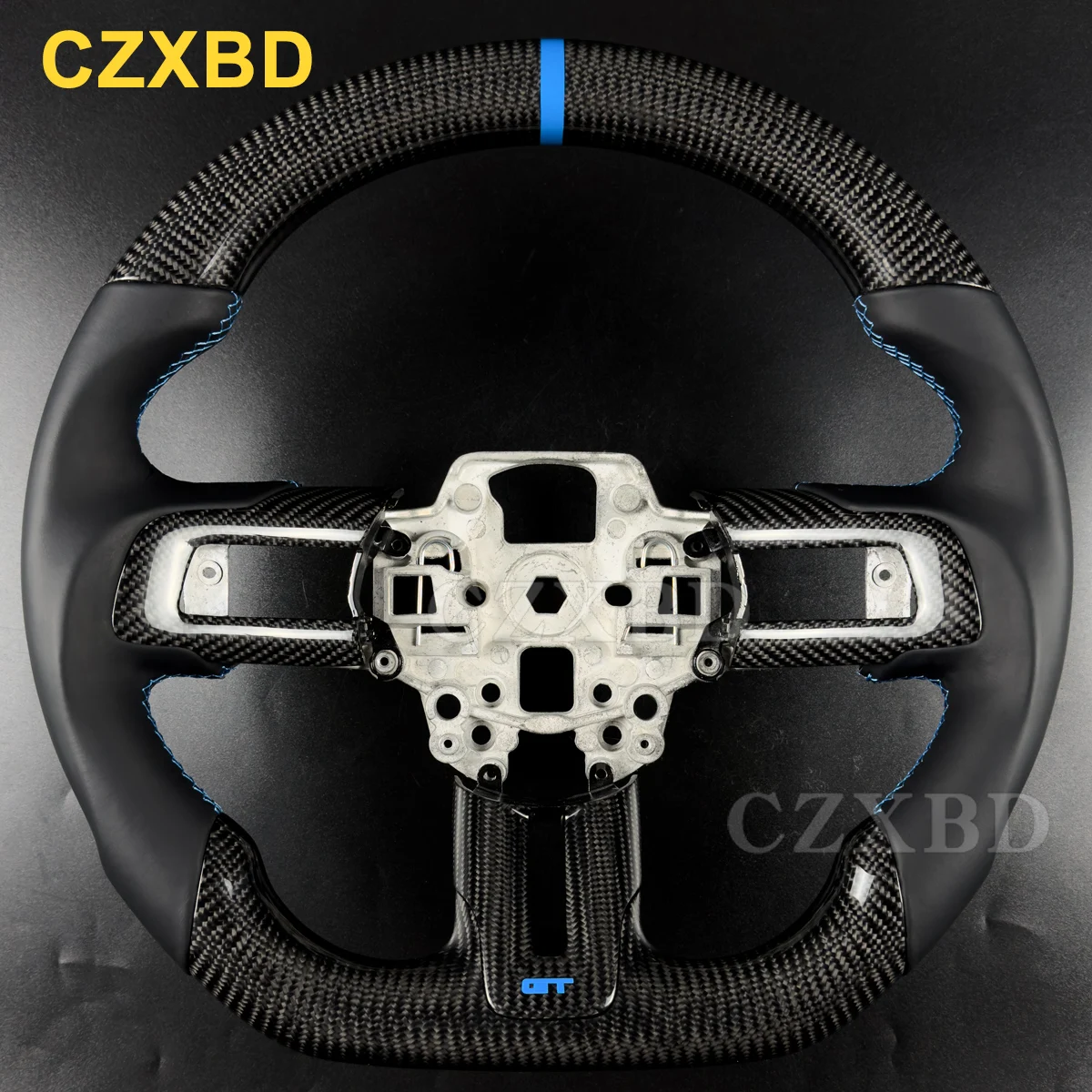 

For Mustang Focus MK3 Fiesta MK7 MK8 Supra MK5 IS250 IS300 IS350 ISF Real Carbon Fiber Steering Wheel High Quality Customized