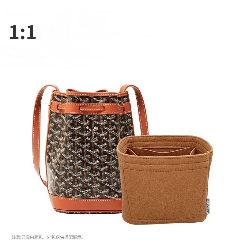 【Only Sale Inner Bag】Bag Organizer Insert For Goyard Petit Flot Bucket Organiser Divider Shaper Protector Compartment