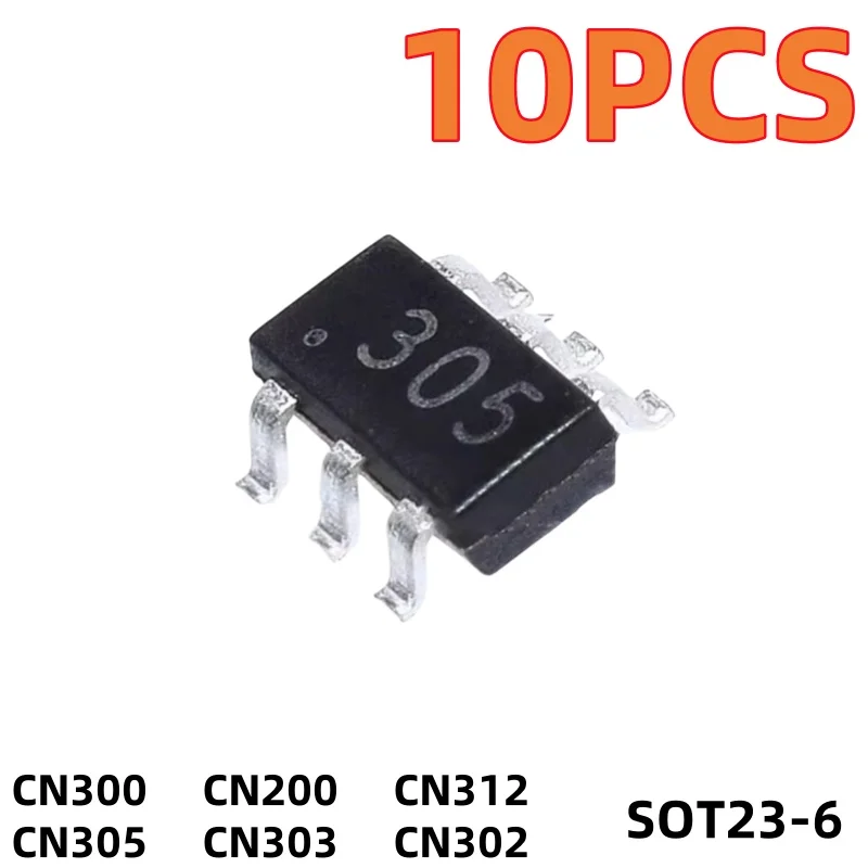 10PCS CN300 CN200 CN312 CN305 CN303 CN302 Low power window comparator chip IC SMT SOT23-6