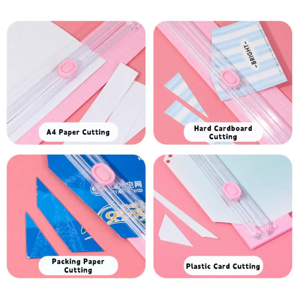 A3/A4 Paper Cutting Paper Cutter with Pull-out Ruler Portable Paper Cutting Machine Bidirectional Paper Cutting Tool