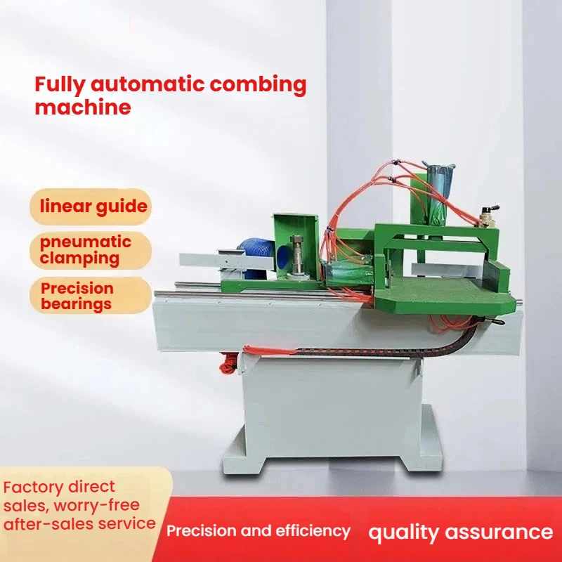 Electrical Power Source Spindle Shaper Tenoner Comb Jointer Semi-Auto Wood Block Finger Joint Machine