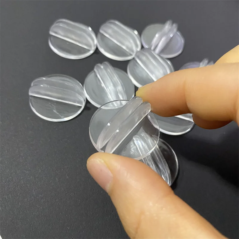 50Pieces/Set 24*10mm Big Size Transparent Plastic Stand For 2mm Paper Cards Board Games Components Card Display Holder