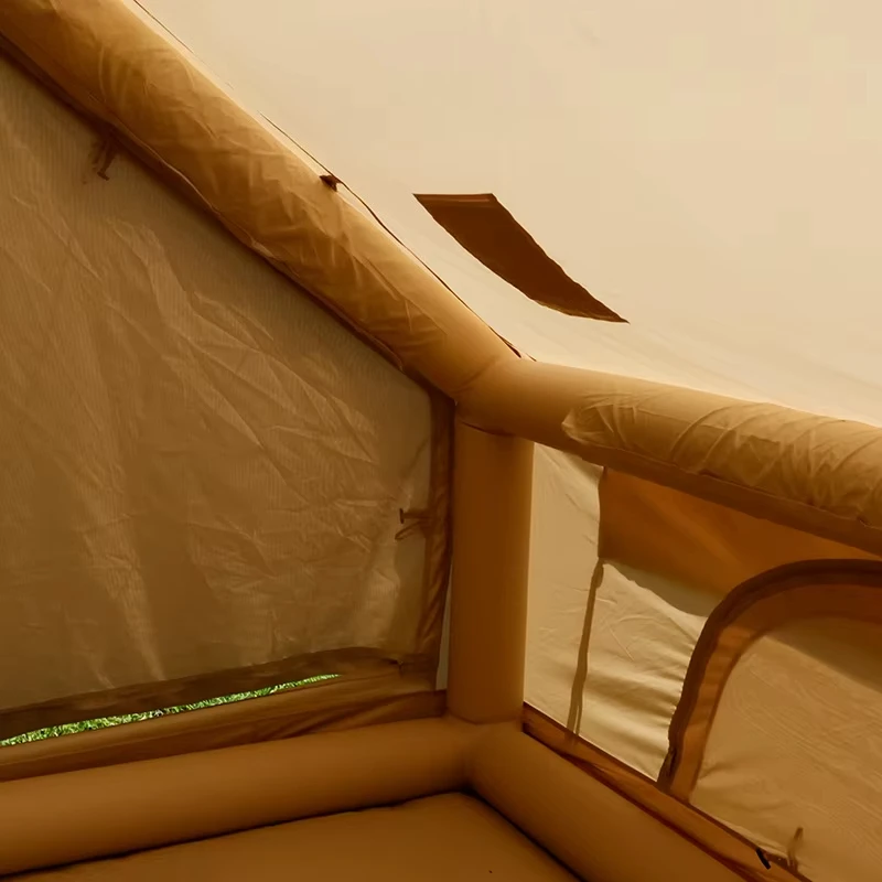 Waterproof Inflatable Air Tent Winter Camping Tent Canopy Shelter Outdoor Overnight 1-2 Person Glamping Tent