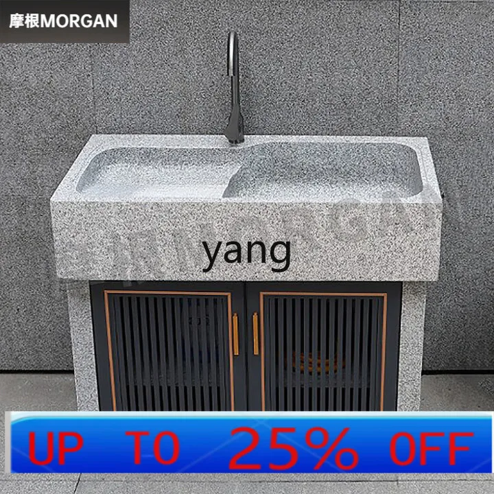 

LTT уличная раковина для двора, цельная каменная интегрированная раковина, садовая раковина