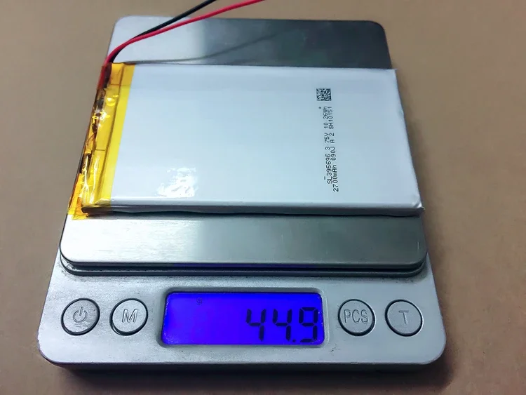 Новое горячее 395696   Полимерный литий-ионный аккумулятор для планшетного ПК, зарядный сердечник 3,7 В, литий-ионный аккумулятор, аккумуляторные батареи большой емкости