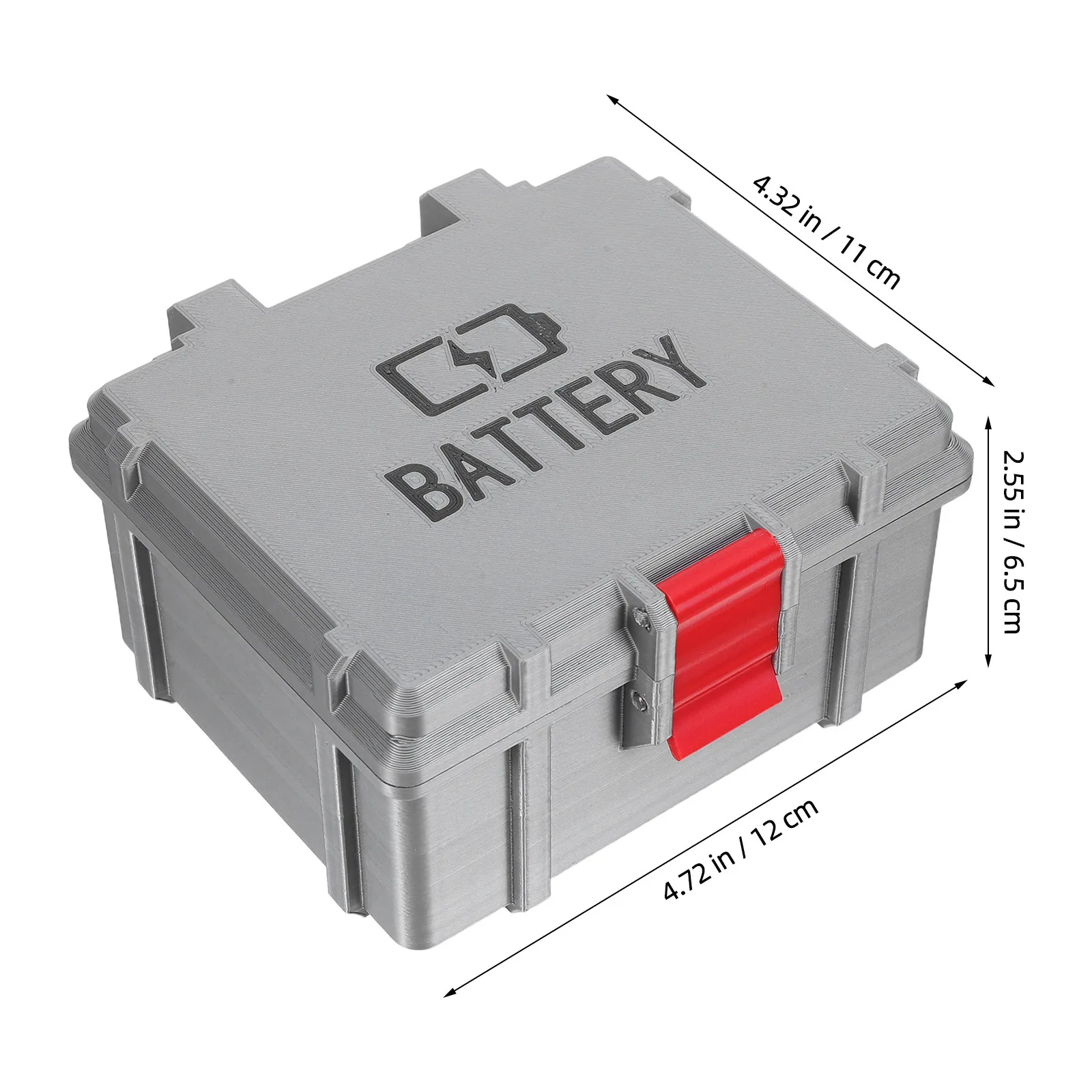 Battery Organizer Storage Case Waterproof Battery Storage Box AA and AAA Battery Storage Holder Home Organization Dispenser