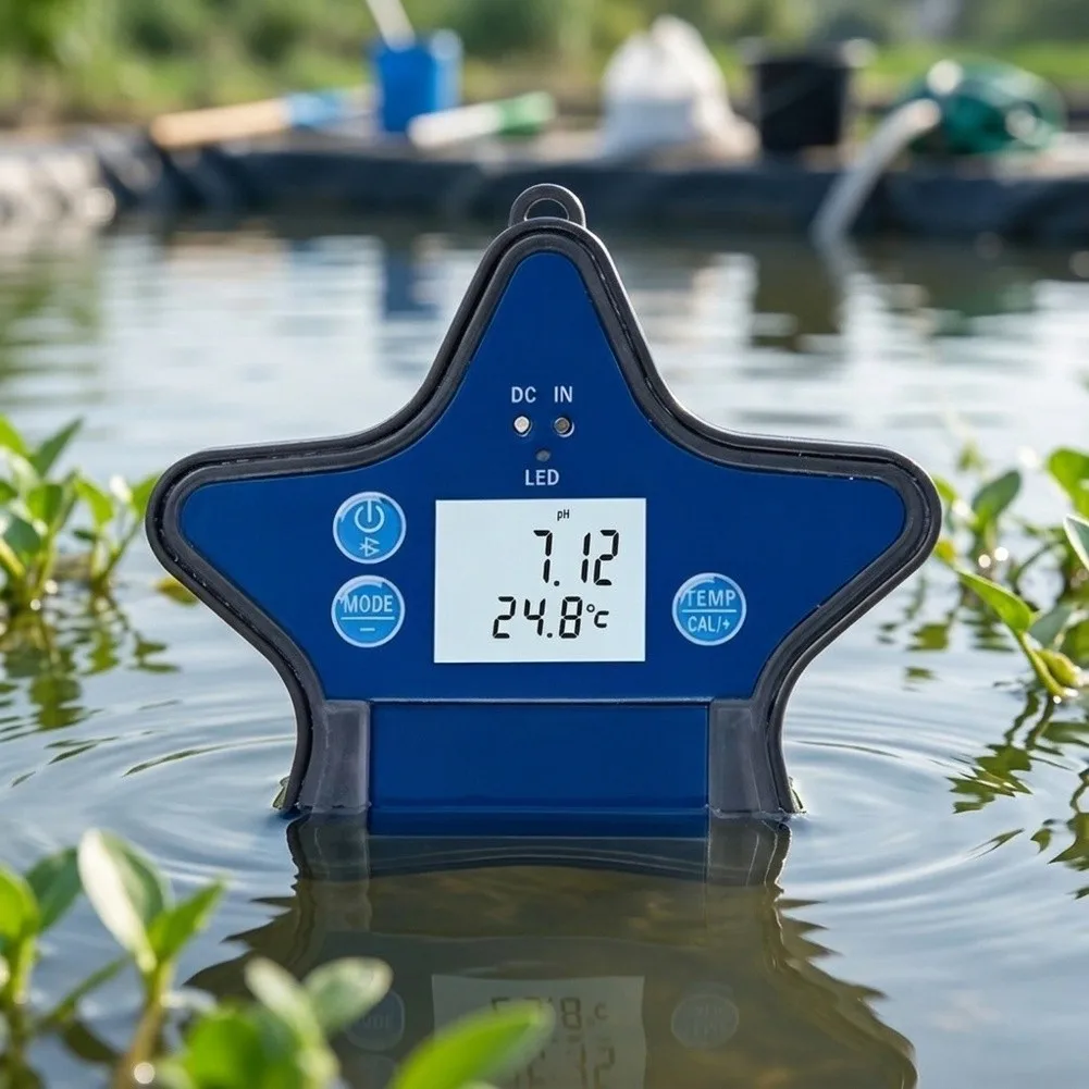 Floating for do Meter for Freshwater and Saltwater For Aquaculture pH Range 0-14 ORP -2000 to +2000mV 0-199.0ms/cm