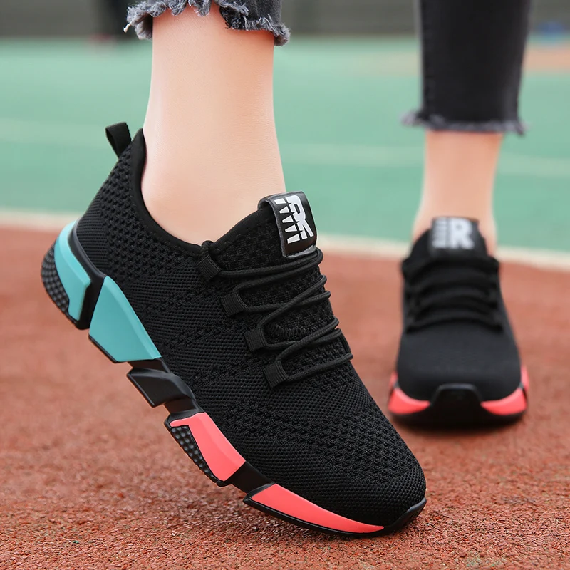 Women Shoes Fashion Casual Shoes for Women Breathable Walking Mesh Flat Shoes Woman Tenis Feminino Female Shoes Plus Size 42