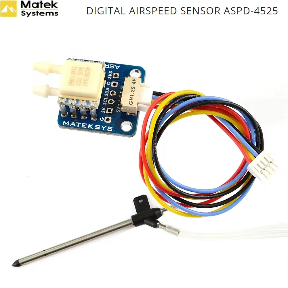 

Система MATEK ASPD-4525 ЦИФРОВОЙ ВОЗДУШНЫЙ ДАТЧИК 4 ~ 6 В постоянного тока для контроллеров полетов F405-WING F411-WING F722-Wing RC FPV Racing Drone