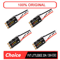 FVT LITTLEBEE BLHeli-s SPRING 20A/30A Brushless ESC - 2-6S, Supports Multishot/DSHOT/OneShot for RC Multicopters & FPV Drones