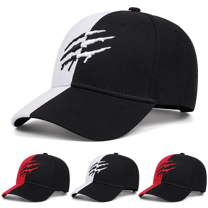 2025 Personalized Pop New Baseball Hat Claw print Embroidery Street Pop Hip Hop Hat Skateboarding Hat Daily Leisure Sunshade Hat