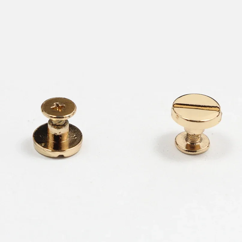 10X6mm Gold Tone pop rivets stud screw for leather bags shoes wallets belts bracelets decorative rivet,wholesale for 100pcs/lot