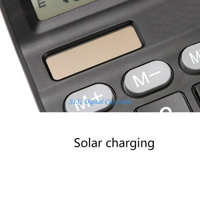 

U75B Battery +Solar Power Calculator Large Screen Financial Accounting Tools