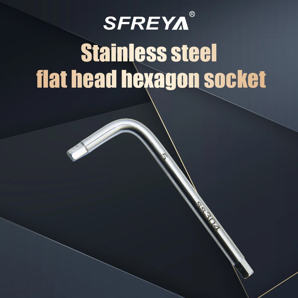 German Style Stainless Steel Flat Head Hexagon Spanner Large Opening Spanner for Industry Use    S3020