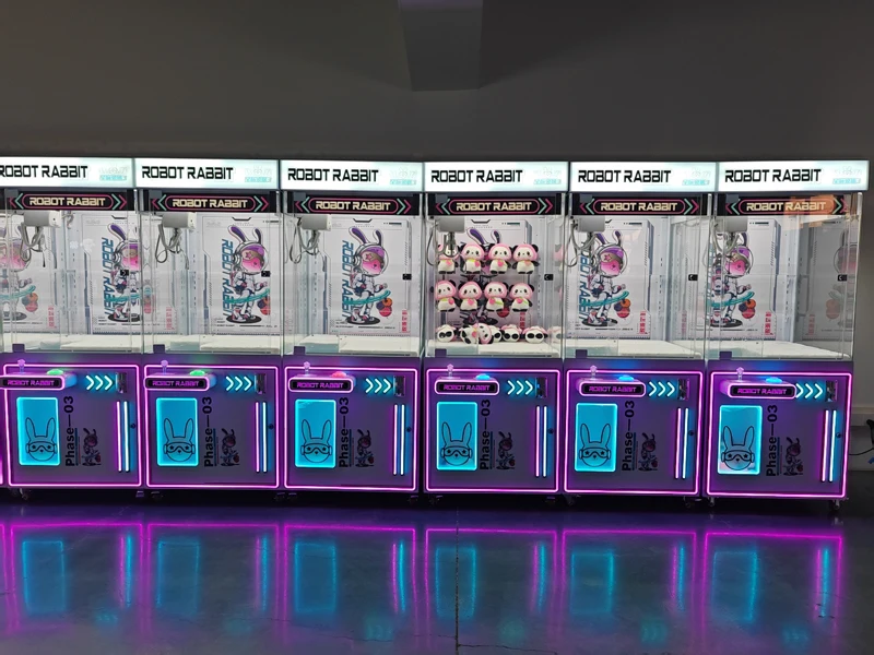 Commercial Doll Machine Arcade Entertainment Equipment with Button & Joystick Control Indoor Use Customizable Payment System