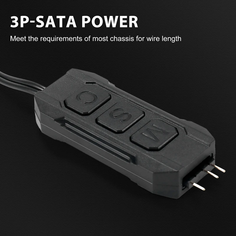 RGB-Controller-Kabel, ARGB-CPU-Gehäuse, Kühlventilator, LED-Lichtleiste, Lampenleiste, Wasserkühlung, AURA-Steuerung, SATA/Molex-betrieben