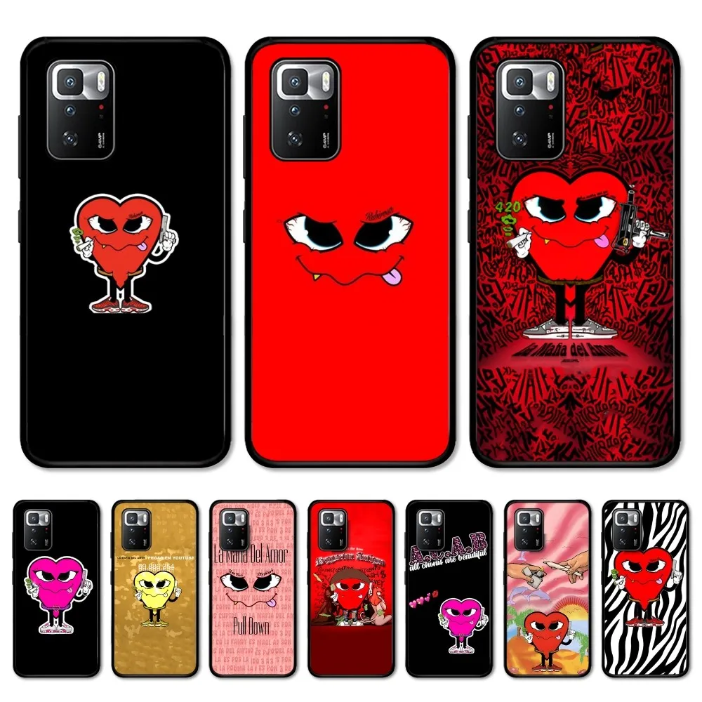 Love Mafia L-La M-Mafia D-Del A-Amor Phone Case For Redmi Note 4 X 5 A 6 7 8 T 9 9S 10 11 11S 11Epro Poco M3 Pro