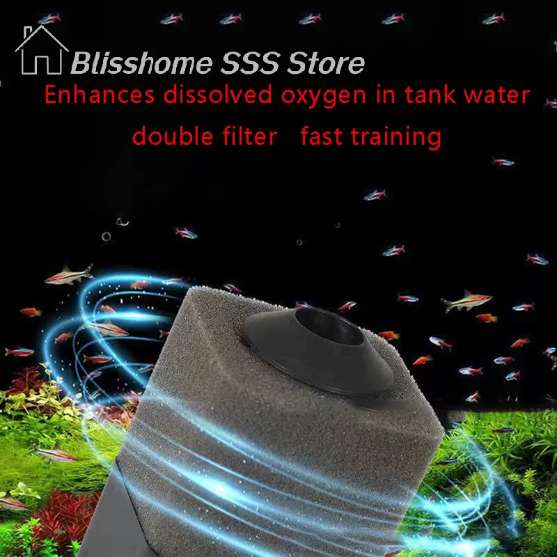 【S】New Bio Sponge Filter for Aquarium Fish Tank Air Pump Aquarium Accessories Fish Tank Supplies Safe For Fish High Quality