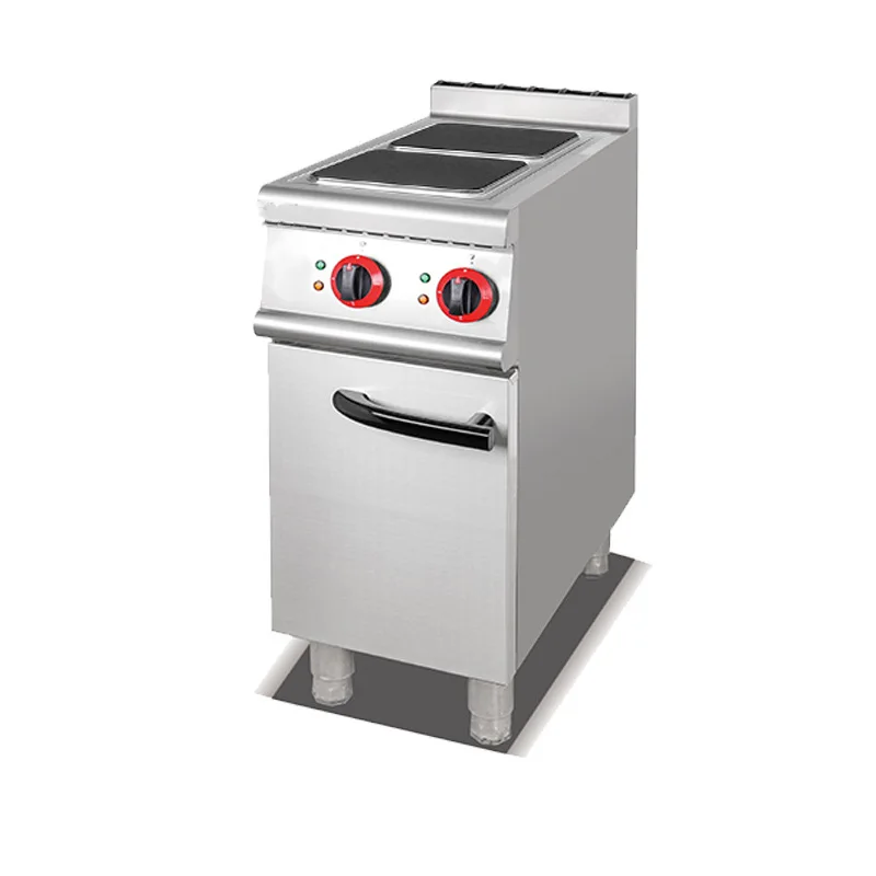 

Vertical two-head cooking oven with oven cabinet base combination furnace, six-plate square round plate ceramic furnace