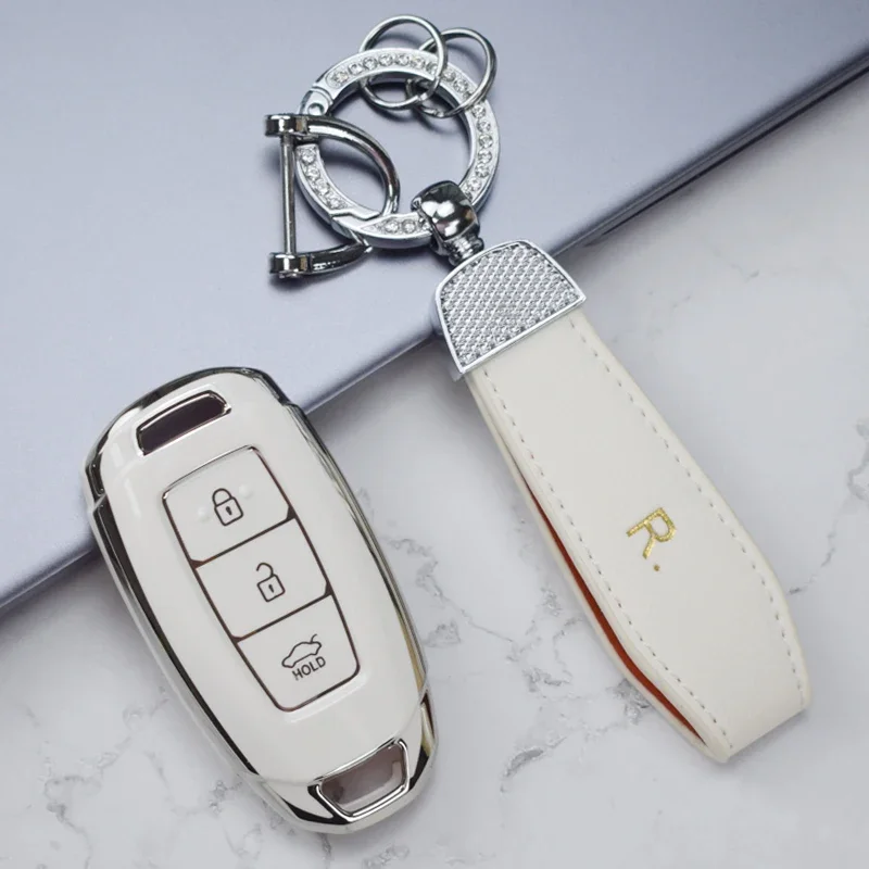 3/4/5 Buttons Car Key Case Cover Keychain for Hyundai I30 Ix35 KONA Encino Solaris Azera Grandeur Ig Accent Santa Fe Palisade