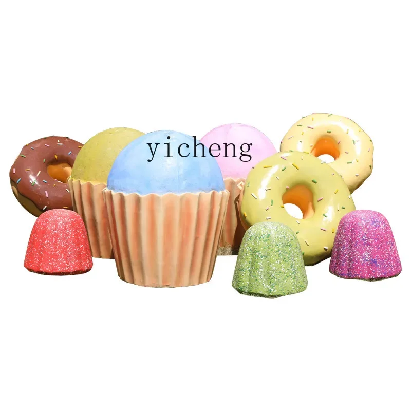 L18- simulation fiberglass sculpture ornament large shopping mall dessert shop pedestrian street decoration