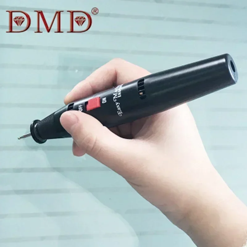 DMD miniature engraving pen Electric Engraving Pen Wood Metal Stone Glass Sculpture Stone Lettering Black Grey DIY Tools